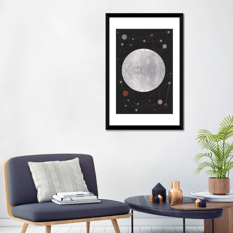 « unstellan inconnue », impression sur toile tendue, Papier d'art encadré noir, Blanc, H 32 po x l 24 po x P 1 po