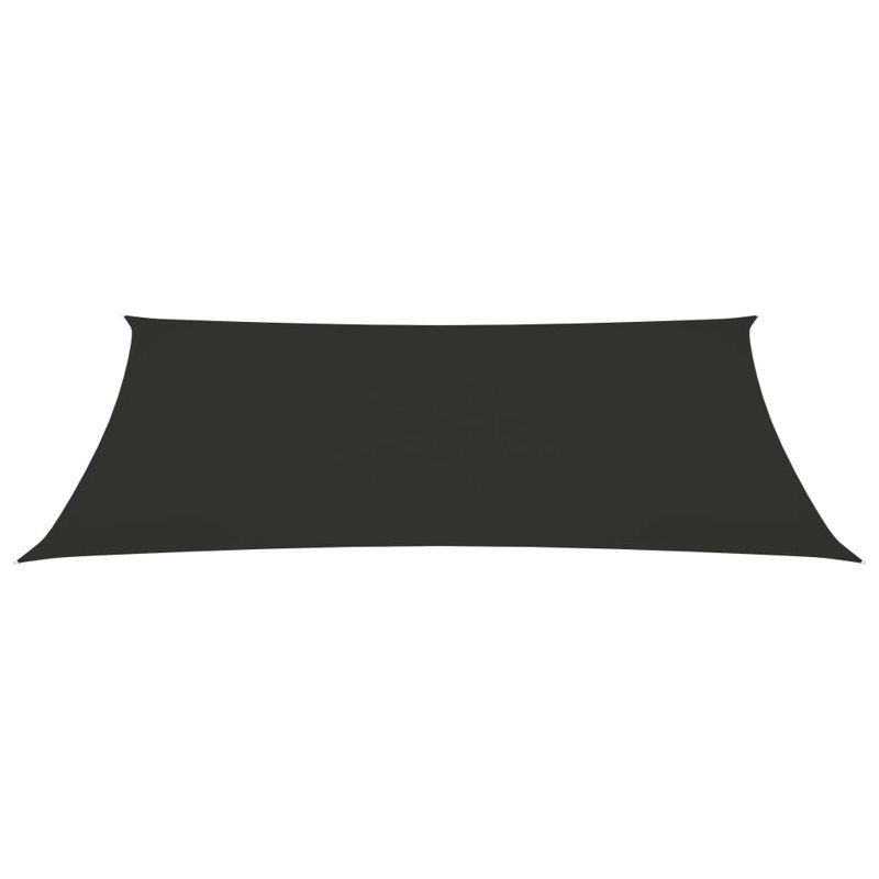 Protivin Rectangular Shade Sail, Anthracite, 4m x 6m