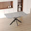 Très grande table de salle à manger de 62,15 po à rallonge de 78,15 po de style Mid-Century moderne pour la salle à manger (sans la chaise)