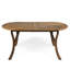 Table d'extérieur 70 po en bois avec finition à finition nuance