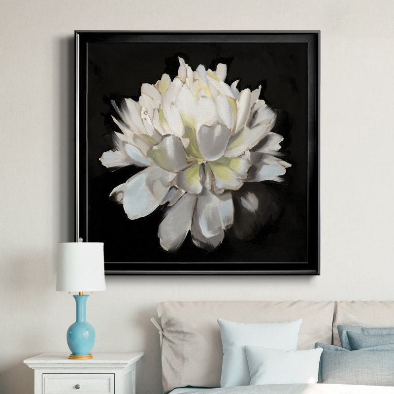 «All Aflutter», reproduction d'art sur toile encadrée, H 34,5 po x l 34,5 po x P 1,5 po, Cadre noir