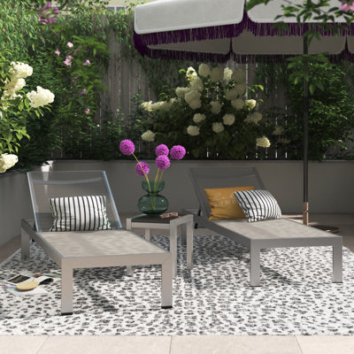 Chaise d'extérieur en aluminium Shore