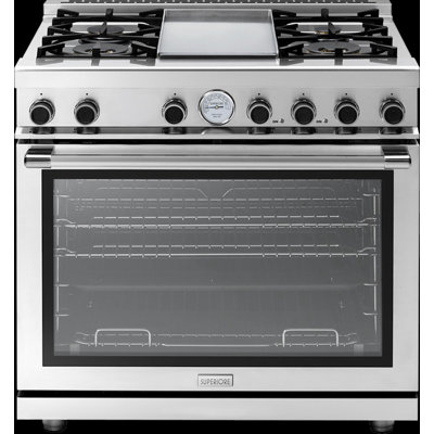 Next 36" Freestanding Gas Range With Griddle