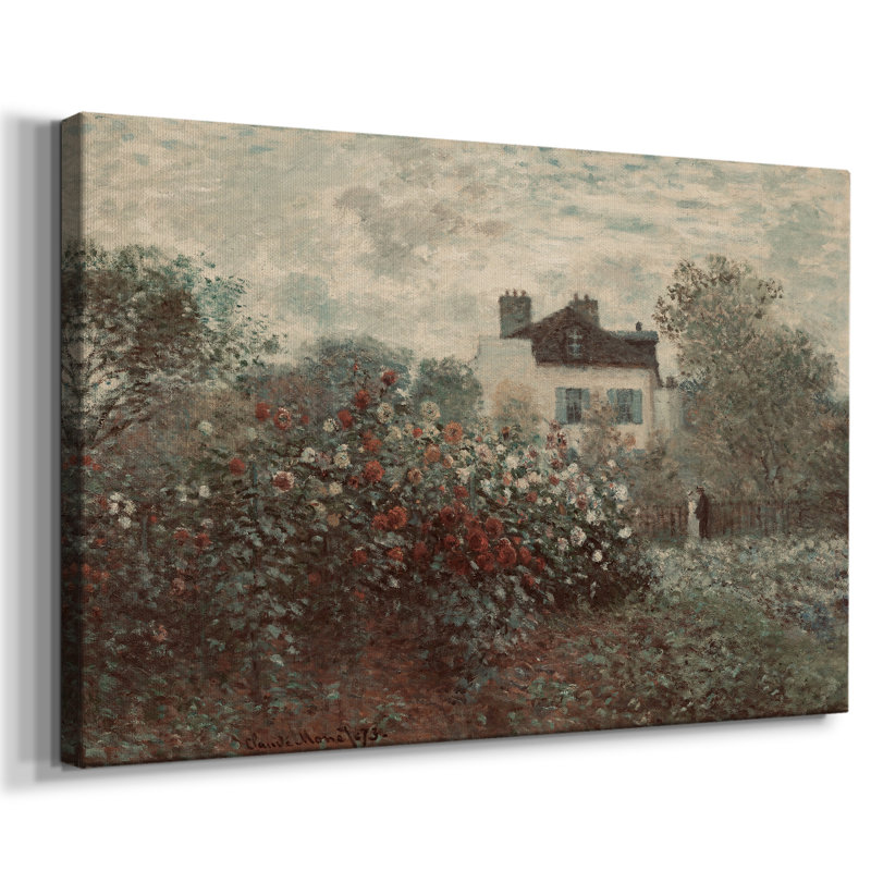 Paysage rétro - DCCCLxxx, H 19 po x l 28 po, Toile tendue