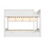 Full XL over Full XL Bunk Bed with Storage Cabinets, 2 Drawers & LED Light, Brown-151403983