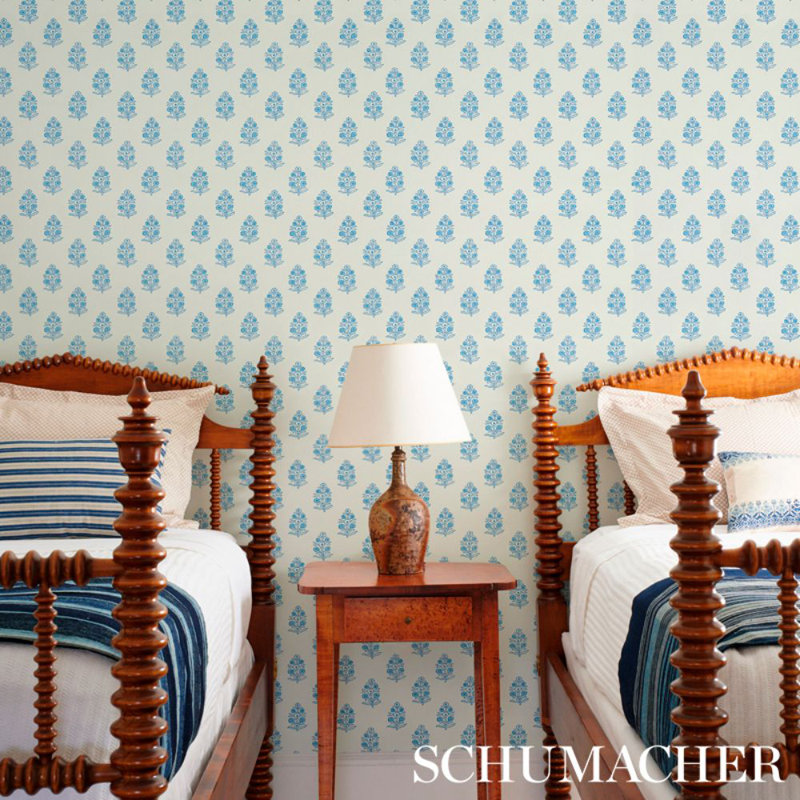 Aditi Wallpaper, Blue