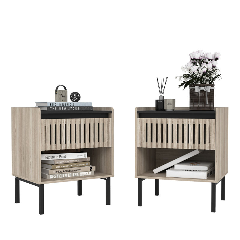 1 - Drawer Nightstand (Set Of 2)