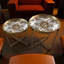 Set of 2 Modern Side Tables with Rounded Edges, Contemporary Accent Tables for Living Room, Bedroom, or Small Spaces