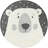 Letman Polar Bear Shag Rug-628713561
