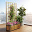 Wooden Raised Garden Bed With Trellis-220119758