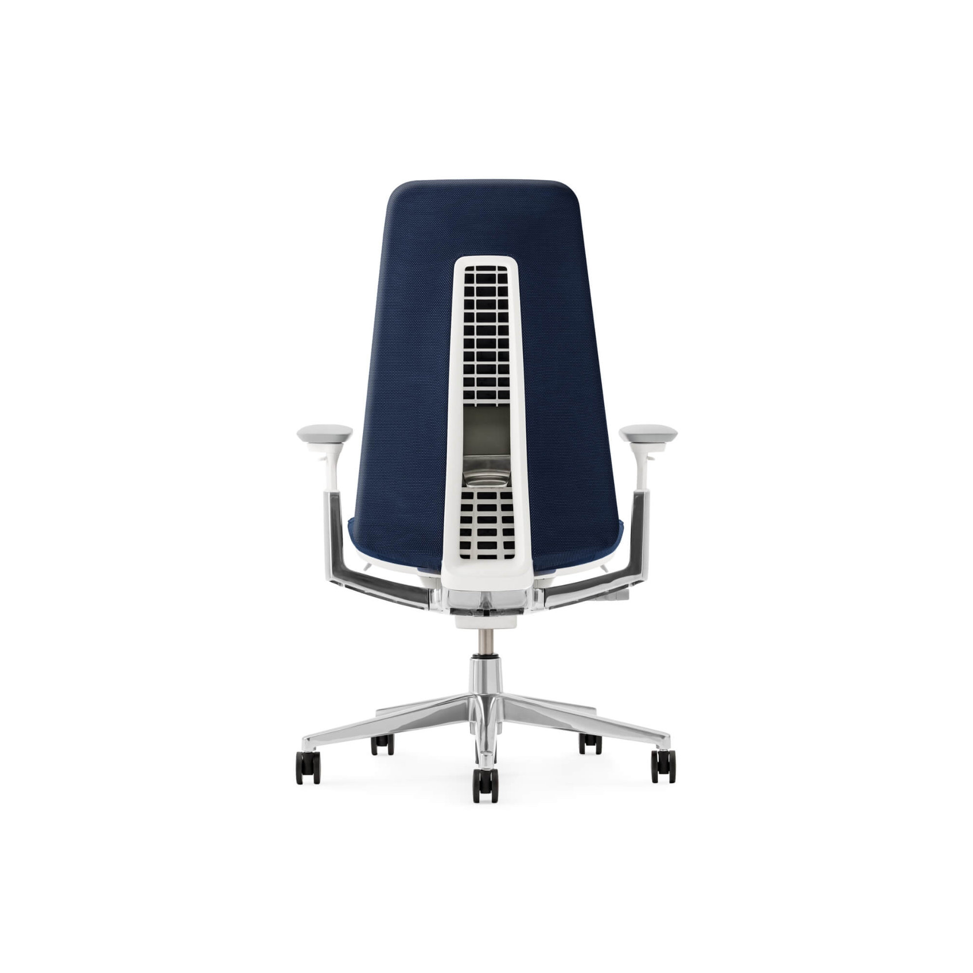 Haworth Fern Digital Knit Task Chair, Yes, Navy