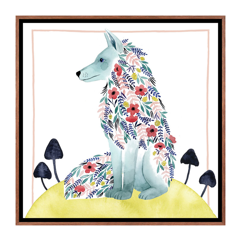 Friends of Clementine III par Grace Popp - impression d'art graphique, Pas de tapis, H 37 po x l 37 po x P 1,5 po