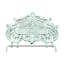 Porte-papier hygiénique mural chromé l 6,25 po de style couronne en laiton poli chromé