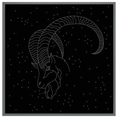 Tobler Capricorn Zodiac Sign - Single Picture Frame Print