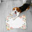 Soft Petal Watercolors - 1 Piece Bone Shape Feeding Mat