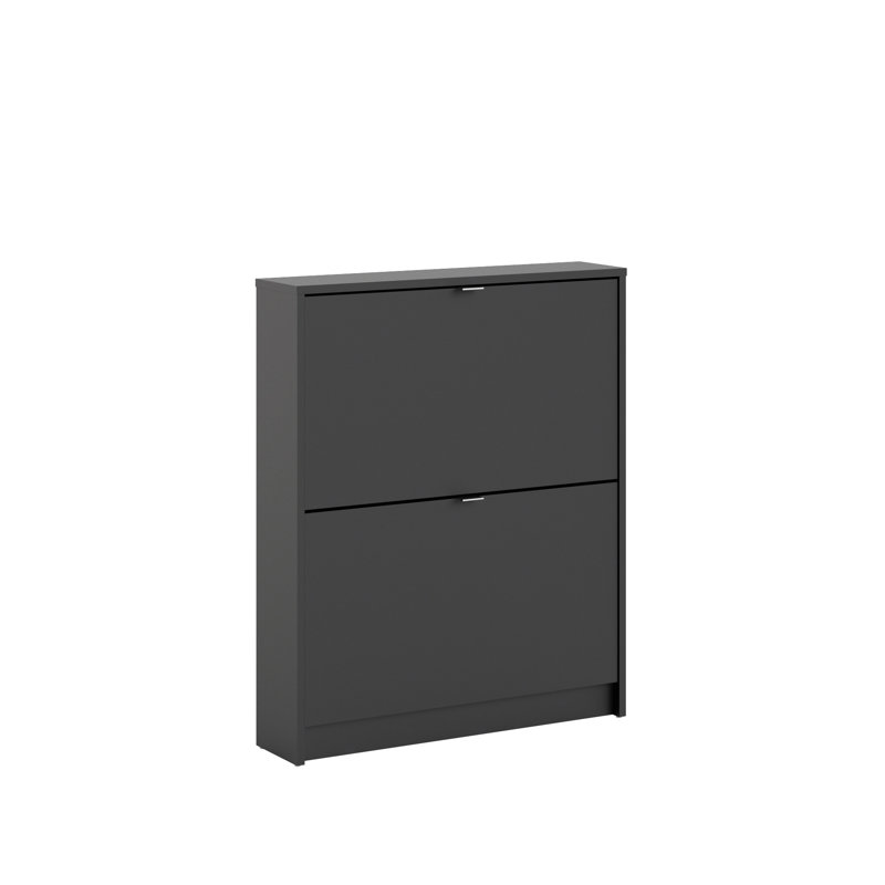 Flip Down Shoe Storage, Matte grey