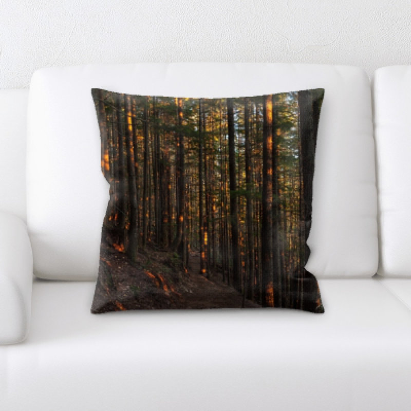 Microsuede Throw Pillow