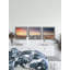 Lyles Epic Sunset 3 Piece Single Picture Frame Painting Set-921009046