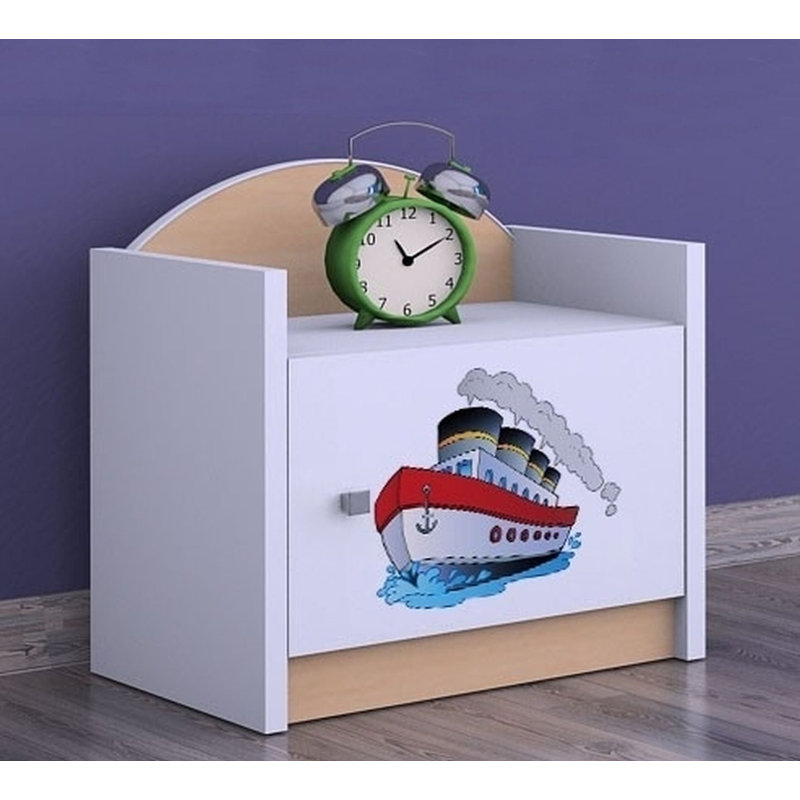 Melvin Nightstand, Beige