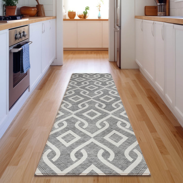 Premium Machine Washable Cerrito Gray Rug