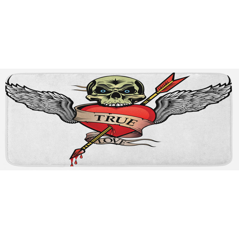 Tapis de cuisine tatouage