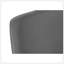 Chaise de bureau, hauteur de bar, debout, bureau d'ordinateur, bureau, aspect cuir brun, métal noir, contemporain, moderne-313775541