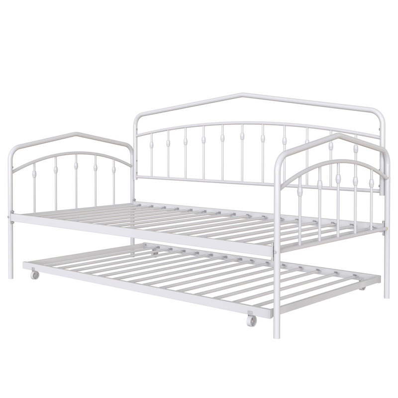 Fox Twin Daybed With Twin Trundle, White