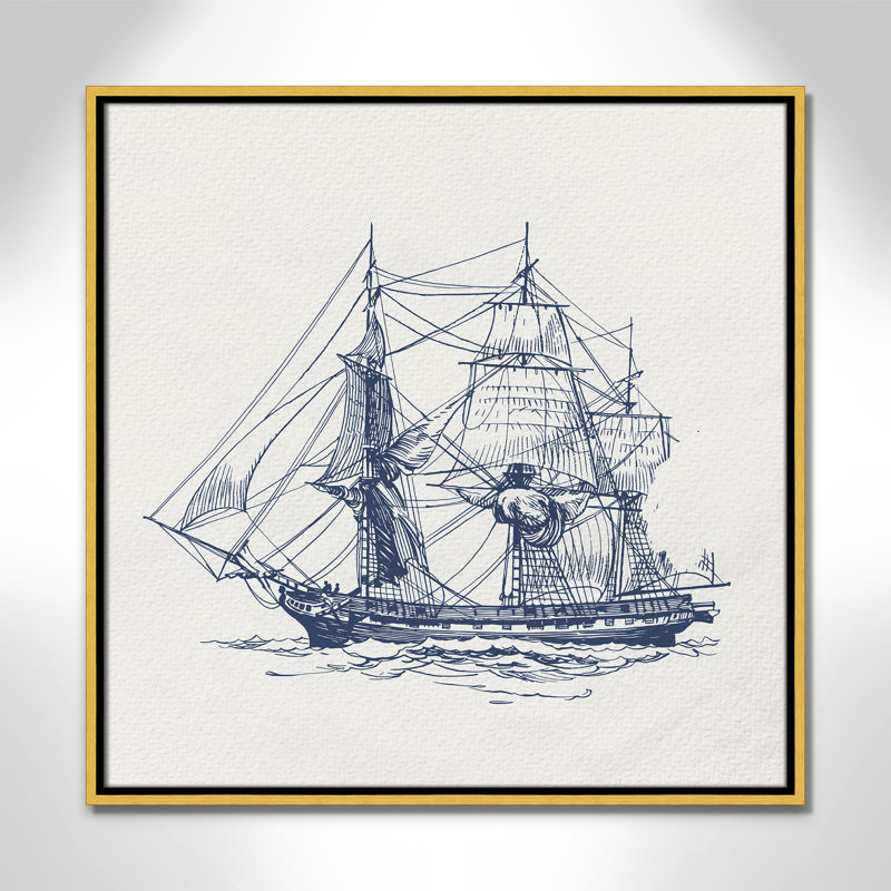 «Into the Sea III» par Kimberly Allen, Or, H 25,5 po x l 25,5 po