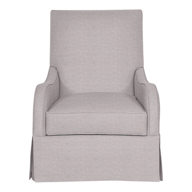 Zoe 29" Skirted Chair, Nadia Linen
