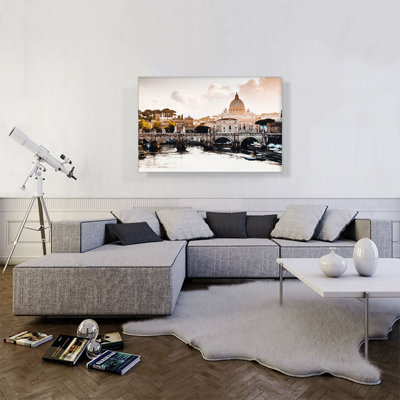 Cathédrale Saint-Pierre, Rome, Italie, reproduction de photo sur toile tendue