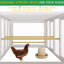 Poulailler pouvant accueillir jusqu'à 2 poulets