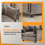 Fauteuil d'appoint à accoudoirs recouverts de chenille avec accoudoirs minces en chenille-1847797759