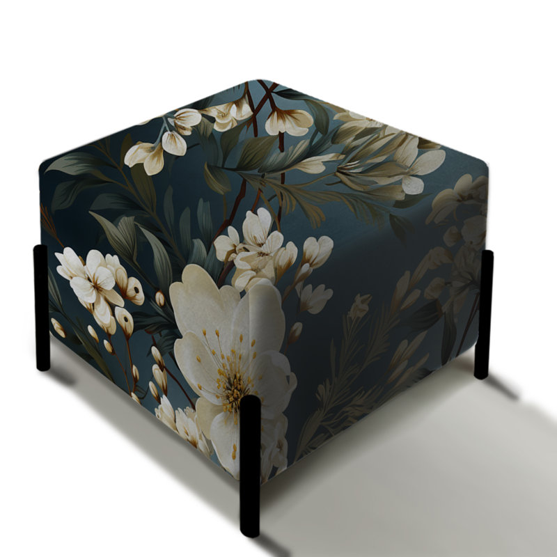 Naylor - Repose-pieds carré floral