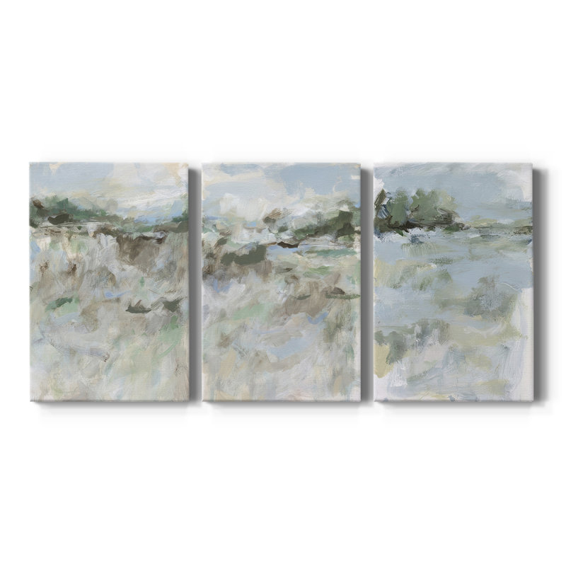 «Far Away Hills I», toile tendue sur mesure - 3 pièces, H 60 po x l 120 po
