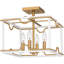 Danyail 4-Light Matte White Semi-Flush Mount Light