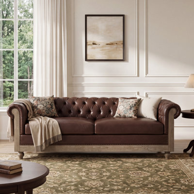 Canapé Chesterfield 3 places Anduin