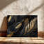  Plume sur toile, art mural abstrait de luxe - décor moderne glamour, impression de texture élégante pour chambre à coucher, grande peinture de nature-626068801