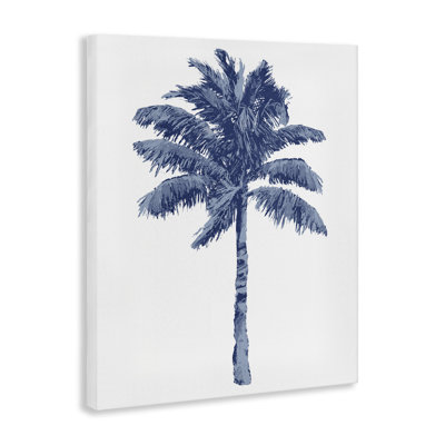 Art mural moderne sur toile de palmier moderne, design par Kristen Drew