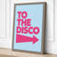 To the Disco Retro - Wrapped Canvas-1202797243-1202797244
