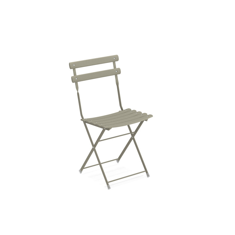 Mundubbera Steel Stackable Folding Chair Folding Chair Set, Grey Green