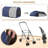 Foldable Pet Stroller with Double Detachable Carriers, Folding Dog Cat Jogger Stroller with Tether-95924707