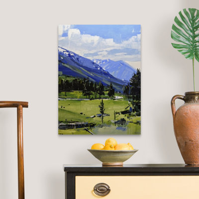Reproduction d’art sur toile, "Buena Vista Mountains, Colorado, 2017" par David Shingler