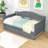 Efthim Twin Size Daybed with Trundle-2009575101