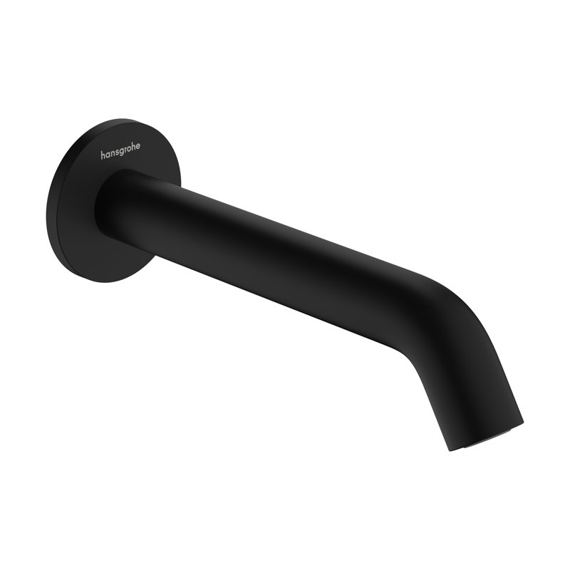 Bec de baignoire hansgrohe Tecturis S, Chrome poli noir