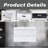 36" Wall-Mounted Single Bathroom Vanity With Integrated Resin Top-2073358213