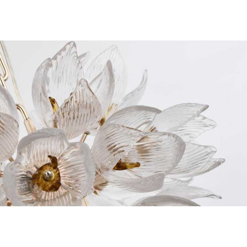 Lustre Daisy, Bronze, Topaze, 21" Diameter x 23" Height