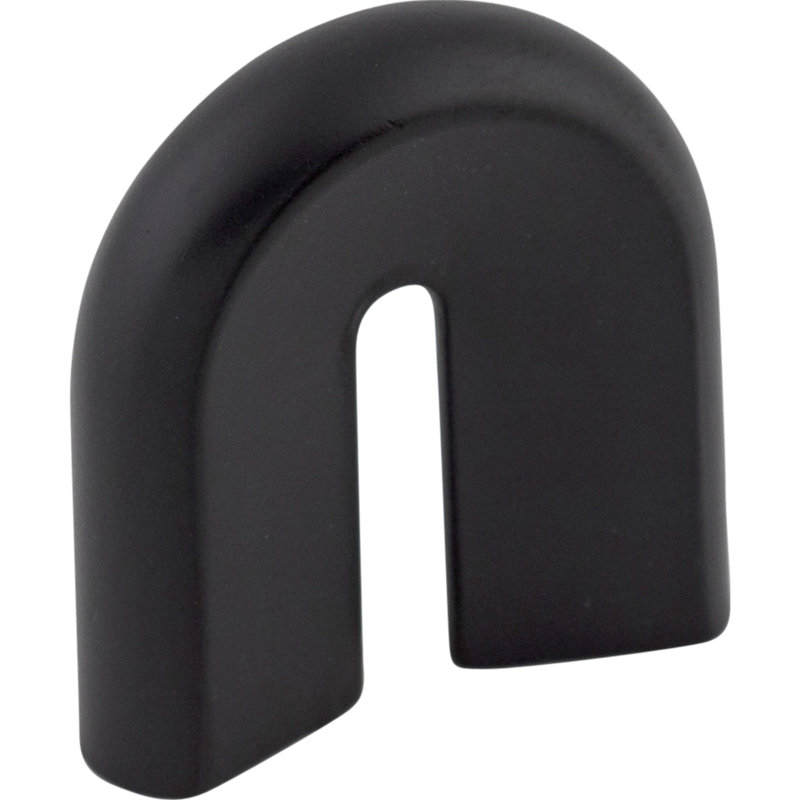 Crescent 1 1/4" Center to Center Bar pull, 3/4" Center to Center, Black