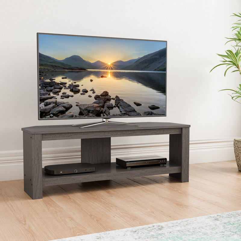 Alica Unfinished TV Stand for TVs up to 55", Grey