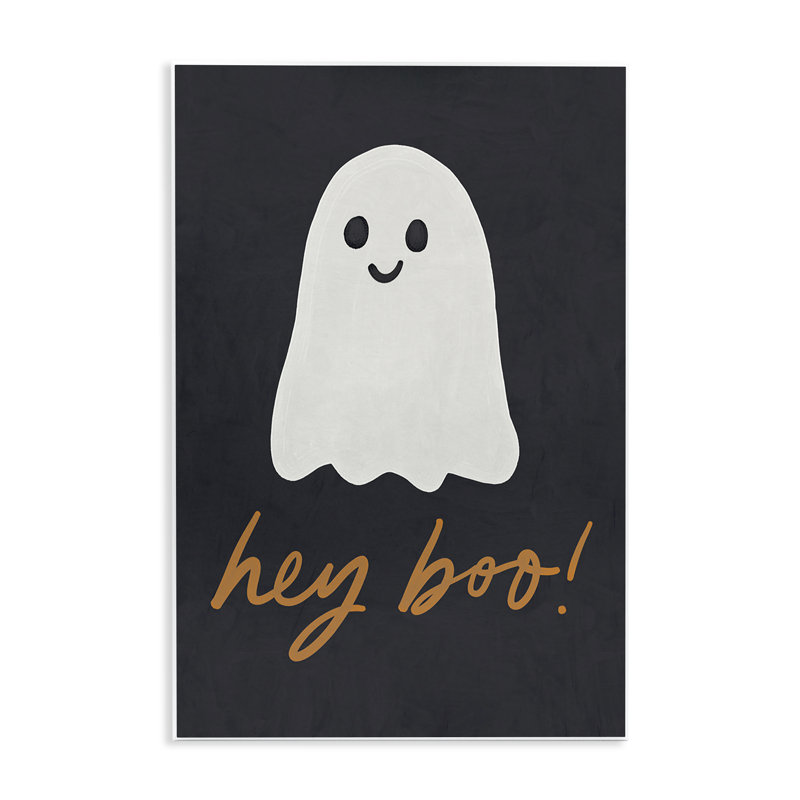 «Hey Boo Spooky Ghost» par Amanda Houston, H 19 po x l 13 po