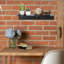Ondrea 2 Piece Metal Floating Shelf